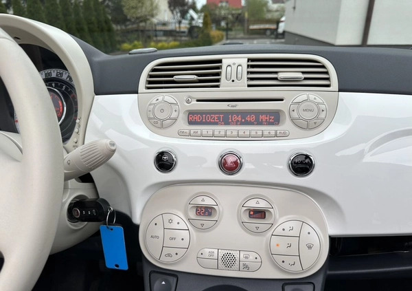 Fiat 500 cena 35900 przebieg: 107000, rok produkcji 2015 z Twardogóra małe 742